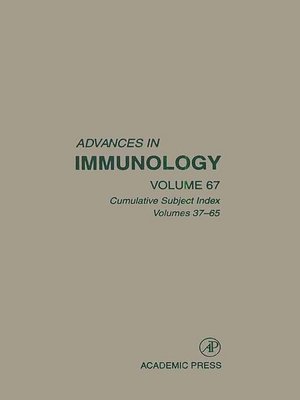 cover image of Advances in Immunology, Volume 67